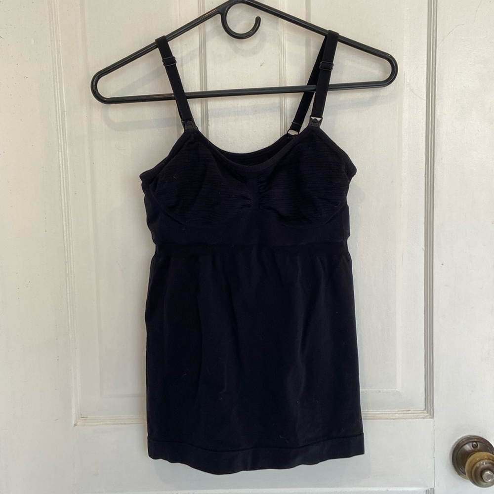 Sublime hands free pumping and nursing tank top